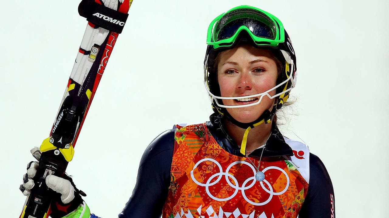 American Mikaela Shiffrin wins gold in women's slalom